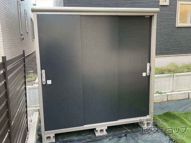 北海道札幌市のの物置・屋外倉庫 エスモ 一般型 1950×750×1959（ESE-1907A） ESE-1907A-SM 施工例