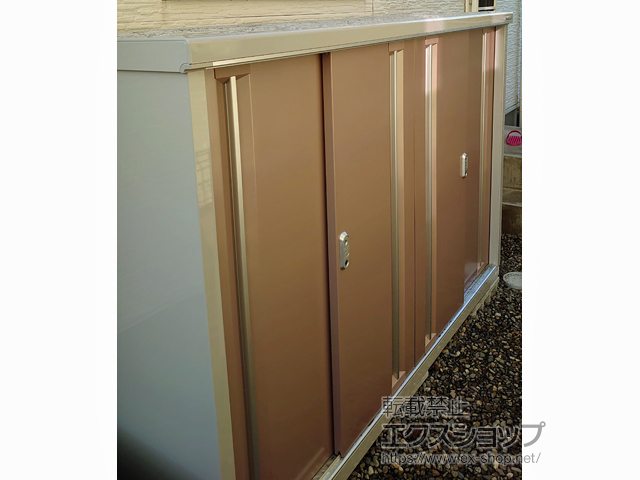 大分県大分市のの物置・屋外倉庫 シンプリー 一般型 1940×615×1303 MJX-196CP-AR 施工例