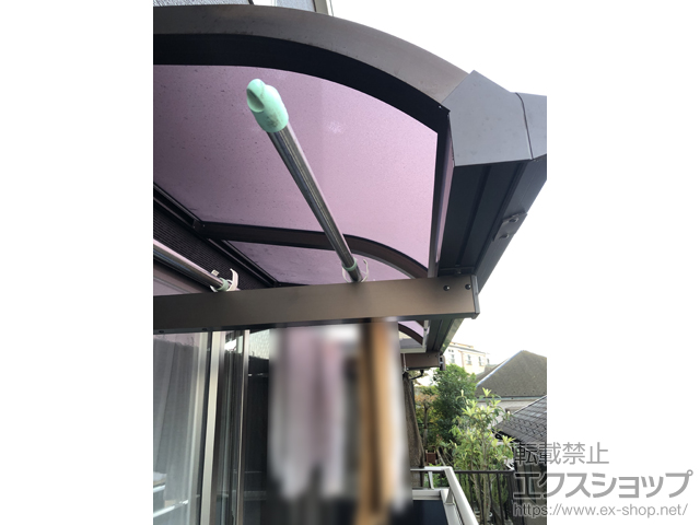 神奈川県川崎市ののテラス屋根 ソラリア R型 ルーフタイプ 単体 積雪〜20cm対応 施工例
