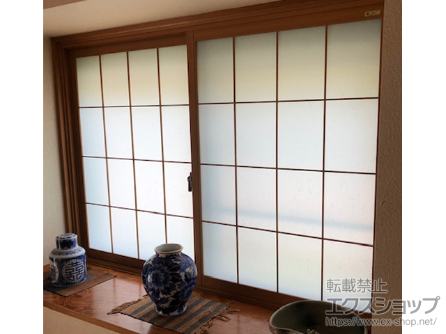 東京都町田市のの二重窓（内窓） インプラス ダストバリア仕様 引違い窓 2枚建 施工例