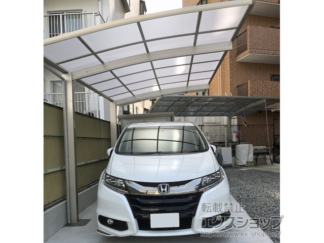 神奈川県足柄下郡湯河原町ののカーポート プレシオスポート 積雪〜20cm対応 施工例