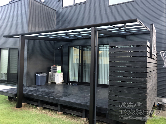 茨城県土浦市ののカーポート エフルージュベーカグラン　積雪〜20cm対応 施工例