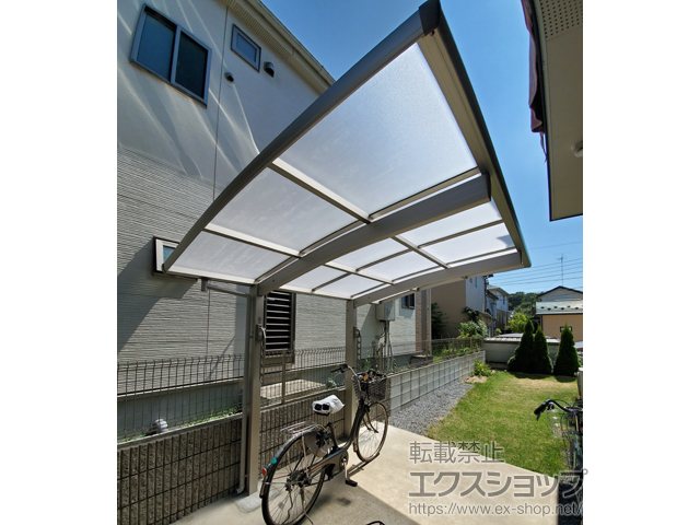 千葉県柏市ののサイクルポート・駐輪場 プレシオスポート ミニ 積雪〜20cm対応 施工例