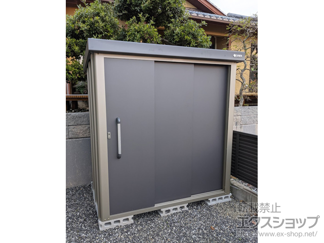 熊本県天草市のの物置・屋外倉庫 エスケーエイト SK8-70 一般型 1800×1200×1940 SK8-70-GK 施工例