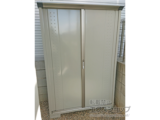 愛知県名古屋市のの物置・屋外倉庫 グランプレステージジャンプ 1304×530×1900 GP-135A-T-MW 施工例