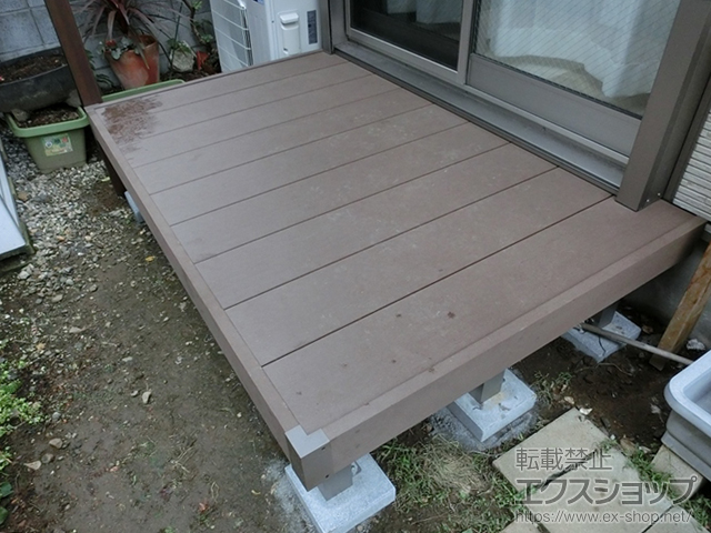 東京都多摩市ののウッドデッキ マージウッドデッキ 施工例
