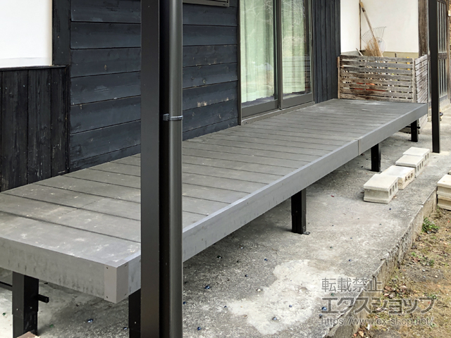 岡山県新見市ののウッドデッキ リウッドデッキ 200 施工例