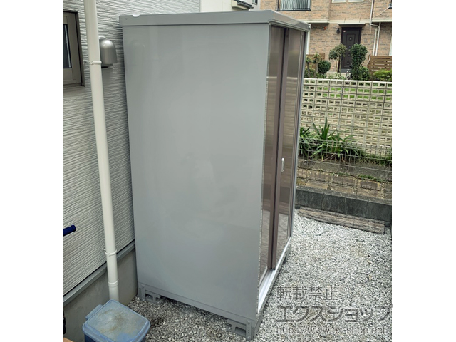 東京都東村山市のの物置・屋外倉庫 シンプリー 一般型 1100×905×1903（MJX-119E-P） MJX-119E-P-AR 施工例