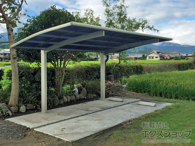 愛媛県西条市ののカーポート プレシオスポート 積雪〜20cm対応 施工例