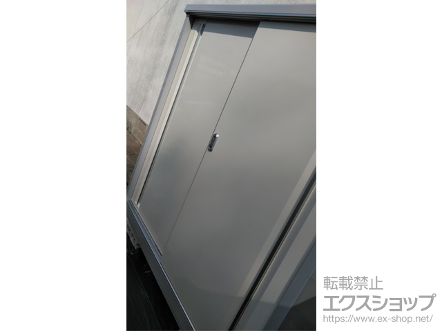 福岡県中間市のの物置・屋外倉庫 シンプリー 一般型 1520×905×1603 MJX-159D-P-FW 施工例