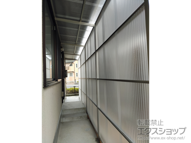 山口県山陽小野田市ののストックヤード ストックヤードII オープンタイプ 積雪〜20ｃｍ対応 施工例