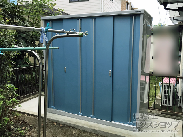 愛知県尾張旭市のの物置・屋外倉庫 シンプリー 一般型 1940×755×1903（MJX-197E） MJX-197E-AB 施工例