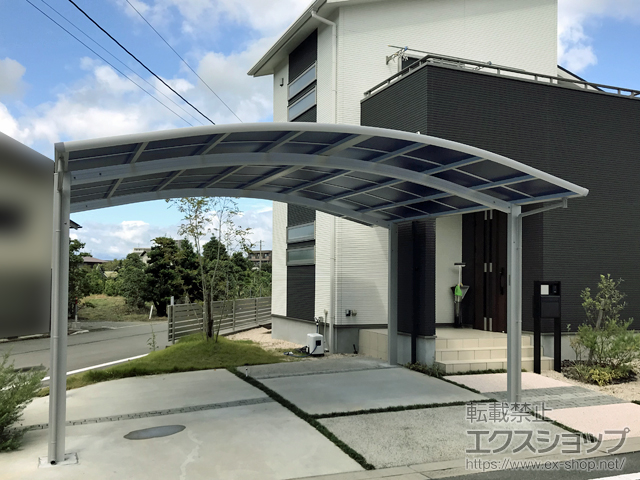 福岡県久留米市ののカーポート レイナツインポートグラン　積雪〜20cm対応 施工例
