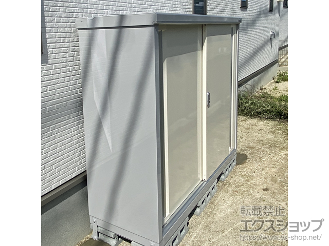 福岡県糸島市のの物置・屋外倉庫 シンプリー 一般型 1520×515×1303（MJX-155C-P） MJX-155C-P-FW 施工例