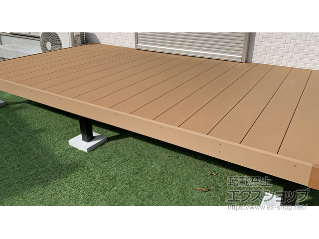 千葉県船橋市ののウッドデッキ リウッドデッキ 200 施工例