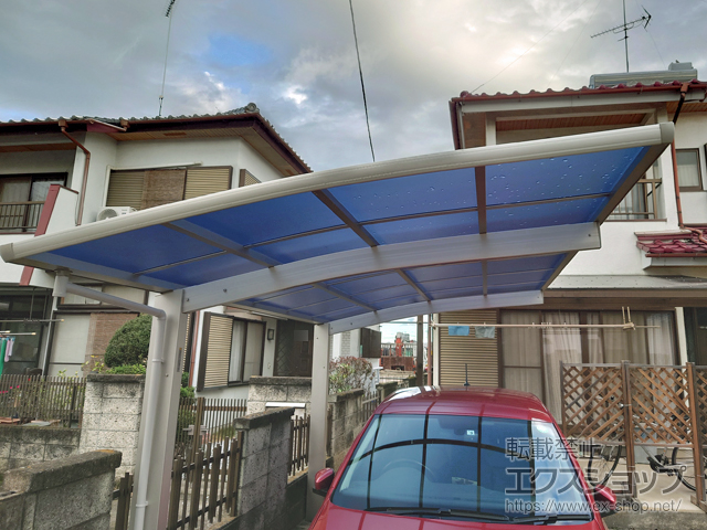 群馬県館林市ののカーポート プレシオスポート 積雪〜20cm対応 施工例