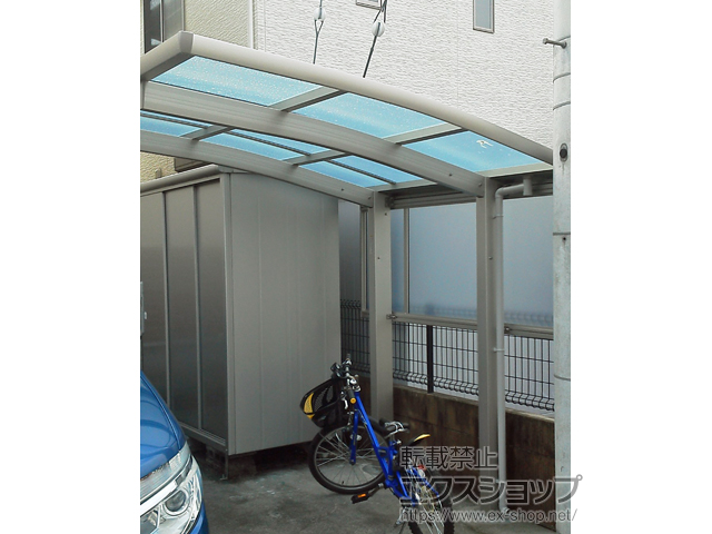 兵庫県加東市ののサイクルポート・駐輪場 レイナポートグランミニ 積雪〜20cm対応 施工例