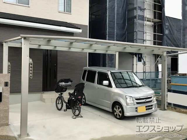 兵庫県神戸市のバルコニー・ベランダ屋根、カーポート施工例