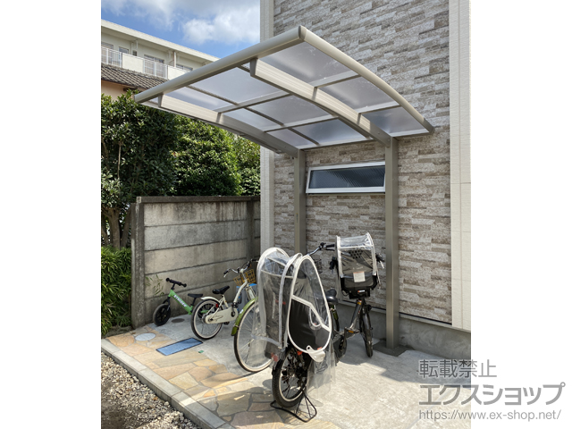 東京都東村山市ののサイクルポート・駐輪場 レイナポートグランミニ 積雪〜20cm対応 施工例