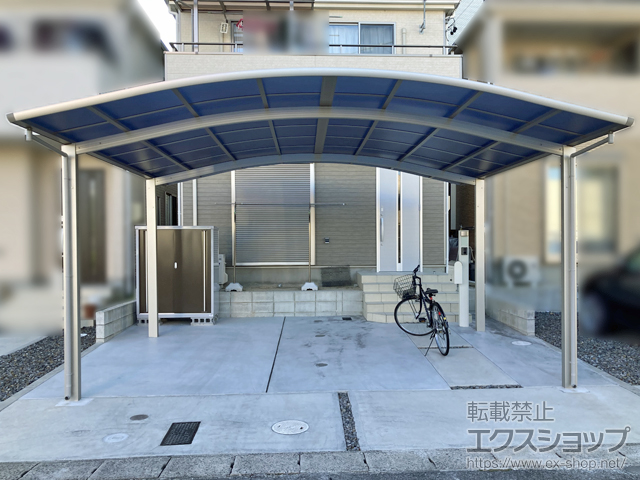 愛知県小牧市ののカーポート レイナツインポートグラン　積雪〜20cm対応 施工例