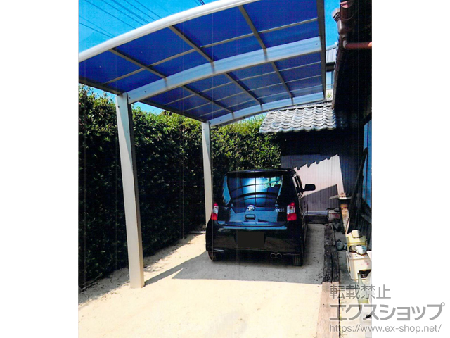 香川県観音寺市ののカーポート プレシオスポート 積雪〜20cm対応 施工例