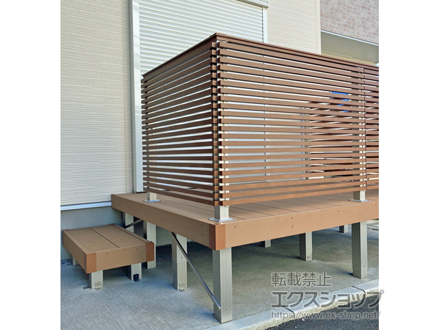 東京都調布市ののウッドデッキ リウッドデッキ 200 施工例