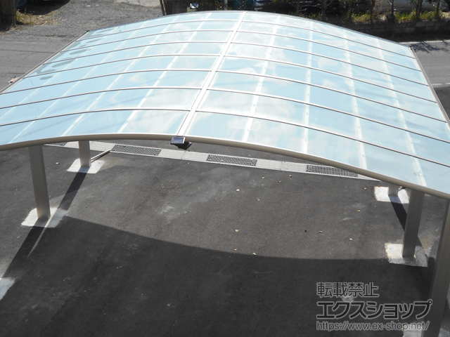 長野県佐久市ののカーポート レイナツインポートグラン50 積雪〜50cm対応*柱6本仕様 施工例