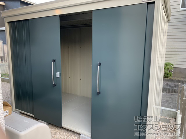 福岡県久留米市のの物置・屋外倉庫 ガーデンハウス DM-Z2915-G 豪雪地型 2923×1523×2120 DM-Z2915-G-MG 施工例