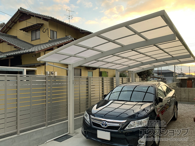 福岡県福岡市ののカーポート レイナポートグラン 延長　積雪〜20cm対応 施工例