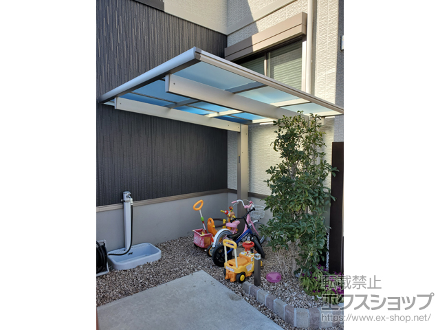 愛知県名古屋市ののサイクルポート・駐輪場 エフルージュグランミニ 積雪〜20cm対応 施工例