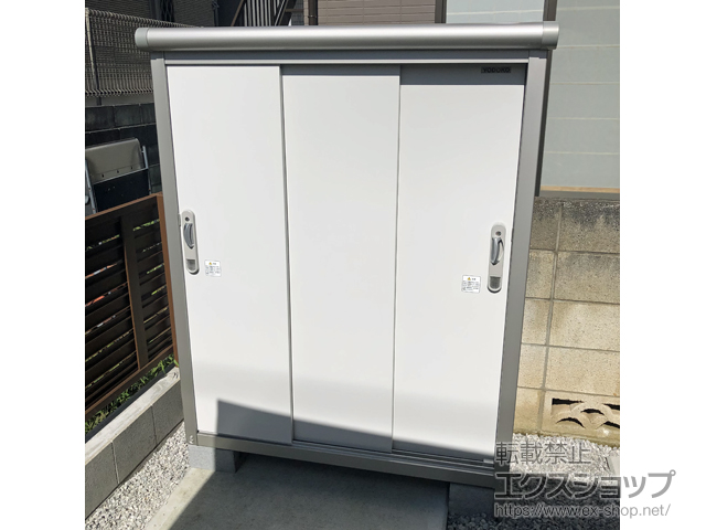 東京都国分寺市のの物置・屋外倉庫 エスモ 一般型 1200×520×1501（ESE-1205E） ESE-1205E-PW 施工例