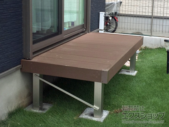 埼玉県さいたま市ののウッドデッキ リウッドデッキ 200 施工例