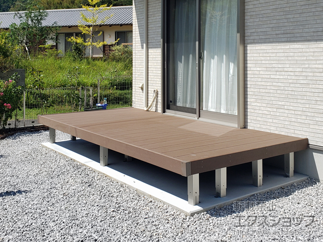 高知県高知市ののウッドデッキ マージウッドデッキ 施工例