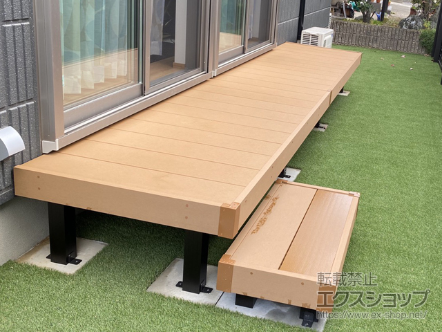 愛知県清須市ののウッドデッキ リウッドデッキ 200 施工例