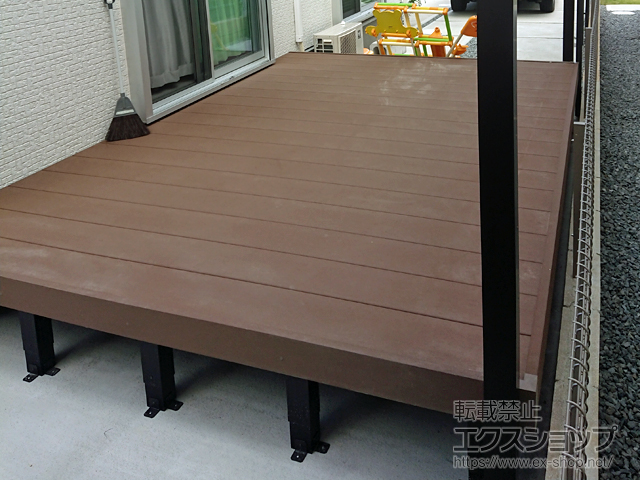 兵庫県小野市ののウッドデッキ リウッドデッキ 200 施工例