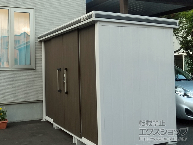 北海道札幌市のの物置・屋外倉庫 エルモ 積雪型 2570×1520×2120（LMDS-2515） LMDS-2515-DW 施工例