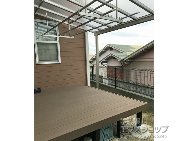 香川県高松市ののウッドデッキ リウッドデッキ 200 施工例