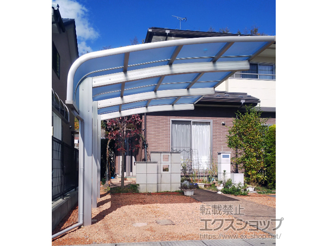 長野県松本市ののカーポート レイナキャップポートグラン50　積雪〜50cm対応 施工例
