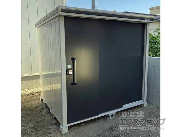 北海道札幌市のの物置・屋外倉庫 エルモ 積雪型 2220×1870×2119 LMDS-2218-SM 施工例