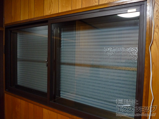 香川県木田郡三木町のの二重窓（内窓） インプラス ダストバリア仕様 引違い窓 2枚建 施工例