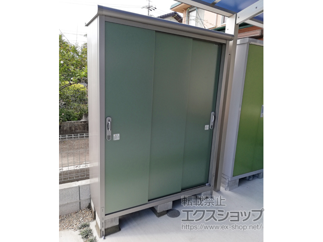 愛知県春日井市のの物置・屋外倉庫 エスモ 一般型 エスモ 一般型 1497×520×1959（ESE-1505A） ESE-1505A-EG 施工例