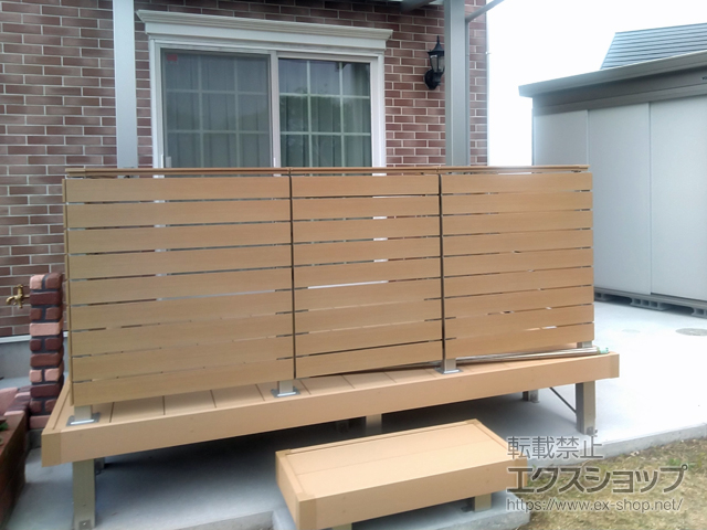 千葉県館山市ののウッドデッキ リウッドデッキ 200 施工例