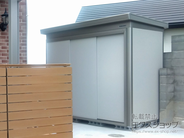 千葉県館山市のの物置・屋外倉庫 ヨド蔵MD スチール床タイプ 一般型（DZB-2515HE） DZB-2515HE 施工例