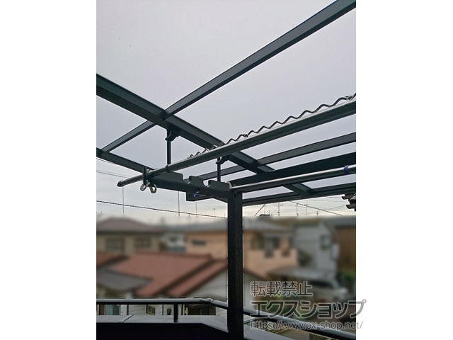 埼玉県所沢市ののバルコニー・ベランダ屋根 スピーネ F型 屋根タイプ 単体 積雪〜20cm対応 施工例