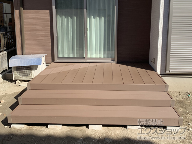 山梨県甲府市ののウッドデッキ リウッドデッキ 200 施工例