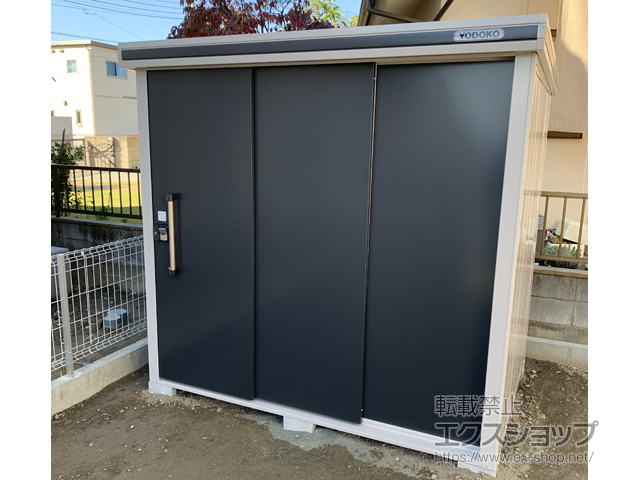 山梨県甲府市のの物置・屋外倉庫 エルモ 積雪型 2220×1520×2120 LMDS-2215-SM 施工例