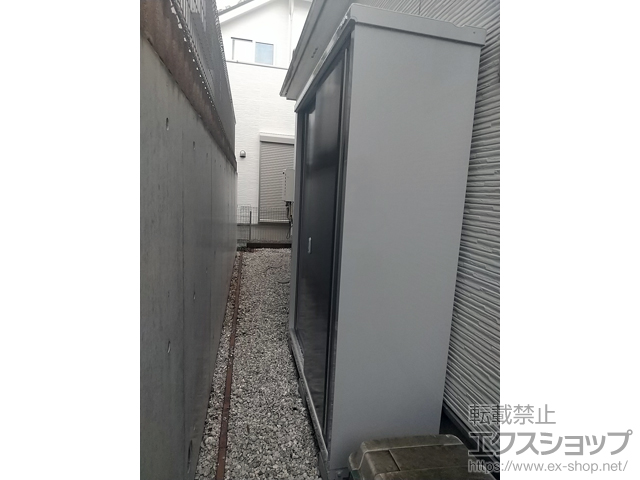 神奈川県横浜市のの物置・屋外倉庫 シンプリー 一般型 1520×515×1903（MJX-155E-P） MJX-155E-P-PG 施工例