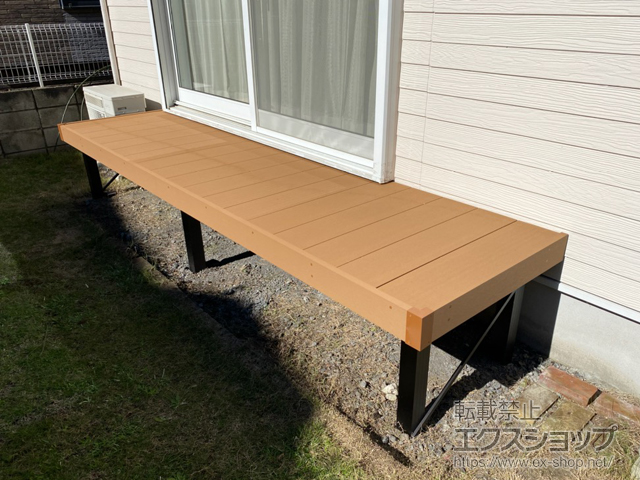 東京都福生市ののウッドデッキ リウッドデッキ 200 施工例