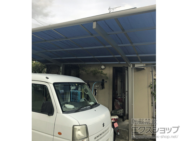 大阪府泉佐野市ののカーポート プレシオスポート 積雪〜20cm対応 施工例