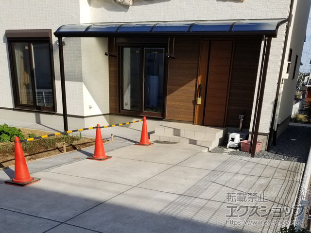 茨城県つくば市ののテラス屋根 ソラリア R型 テラスタイプ 単体 積雪〜20cm対応 施工例